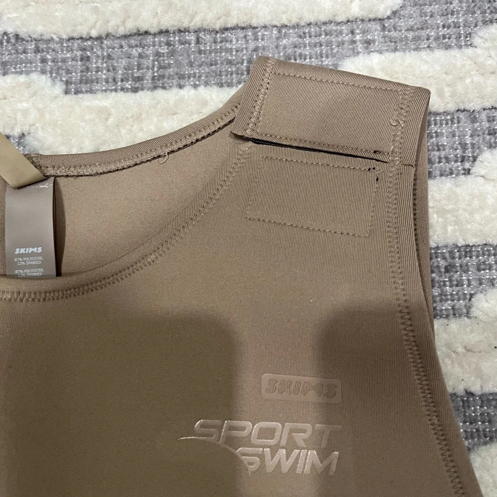 NWT Skims Womens Sport Swim Full Length One Piece dessert SW-BSF-0070‎